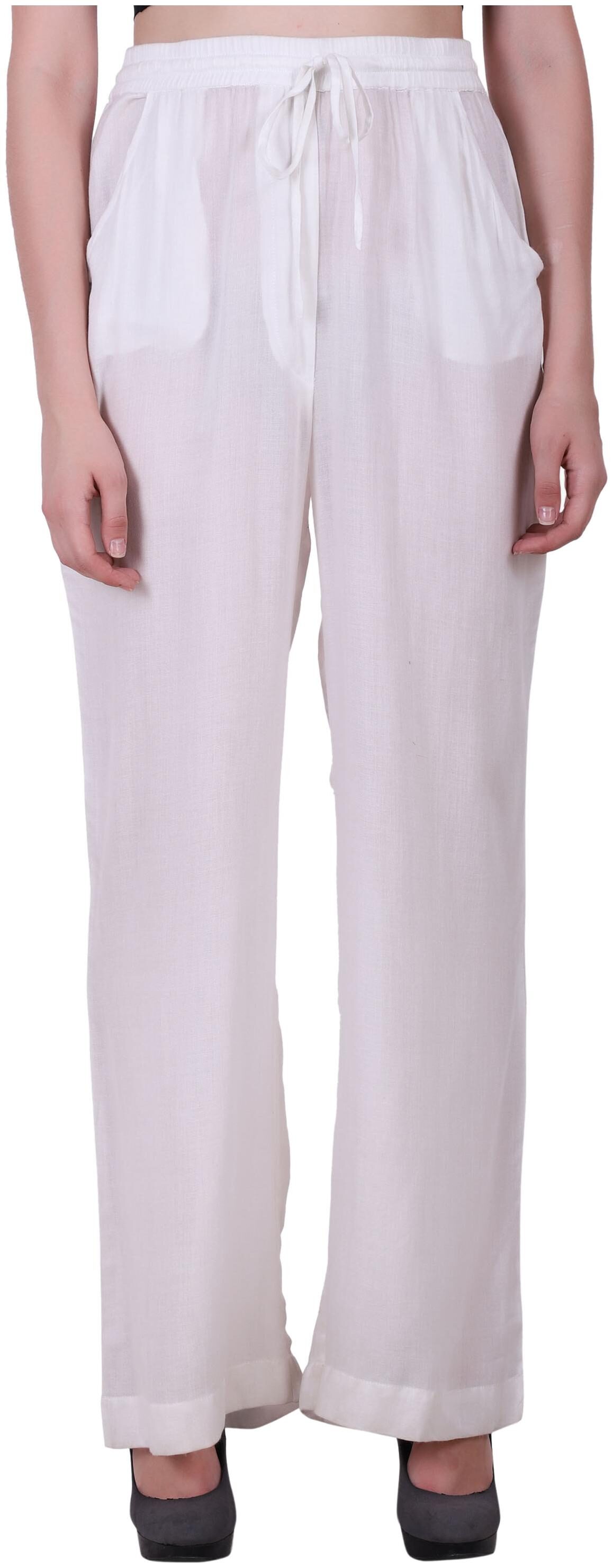 

Reme Women White Regular fit Regular pants