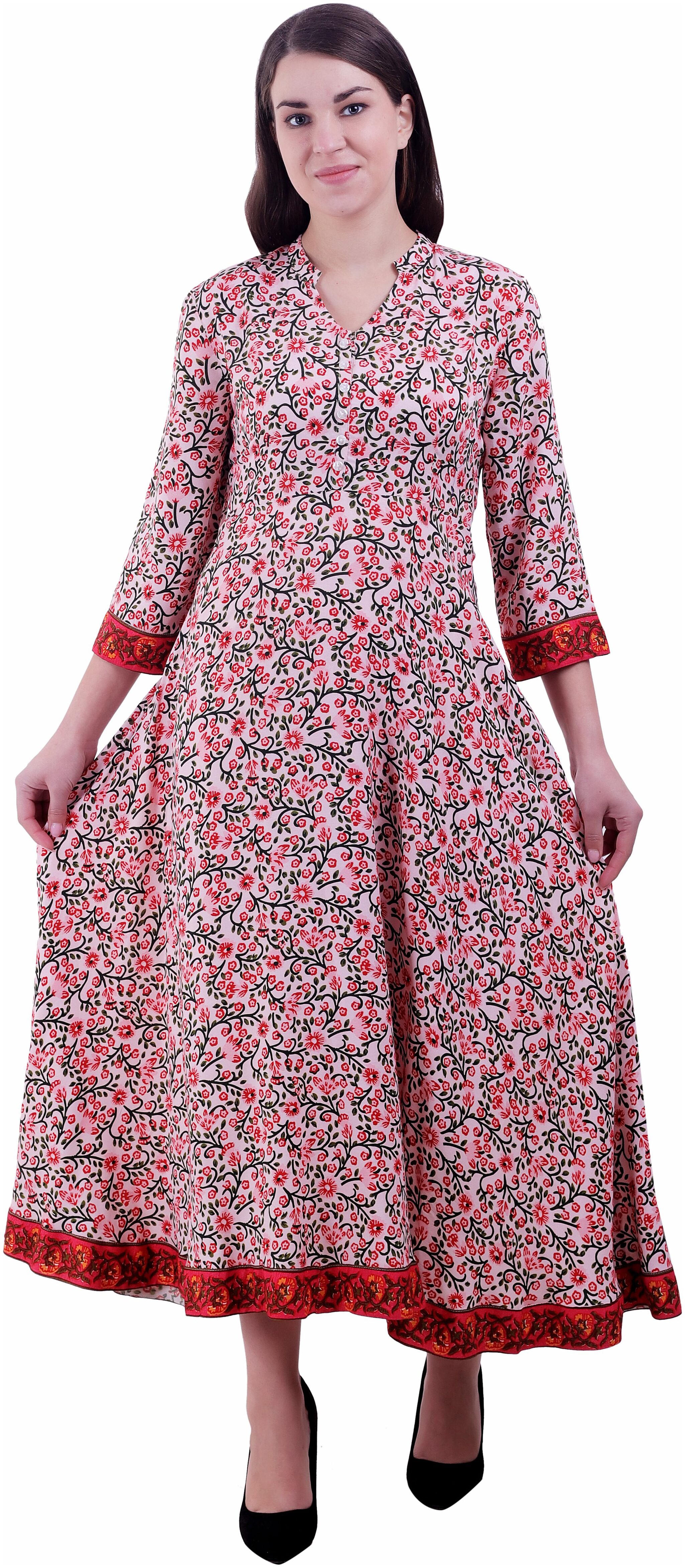 

Reme Women Rayon Printed Multi Kurti