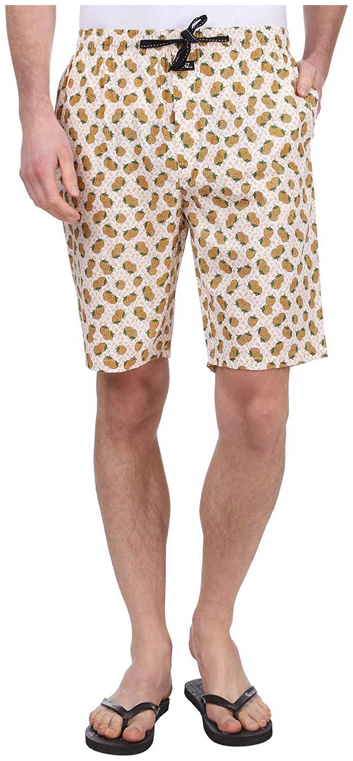 

RENZ Men Beige Regular Fit Regular Shorts
