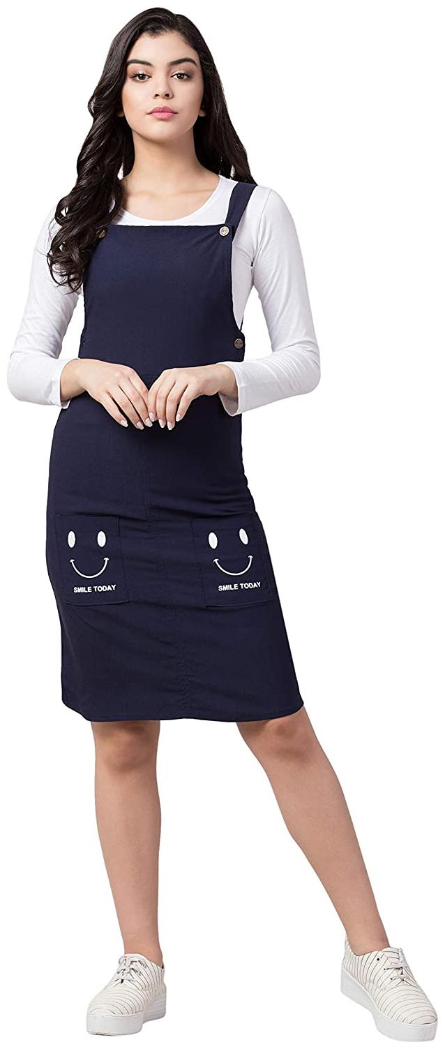

Retrobella Solid Dungaree - Blue