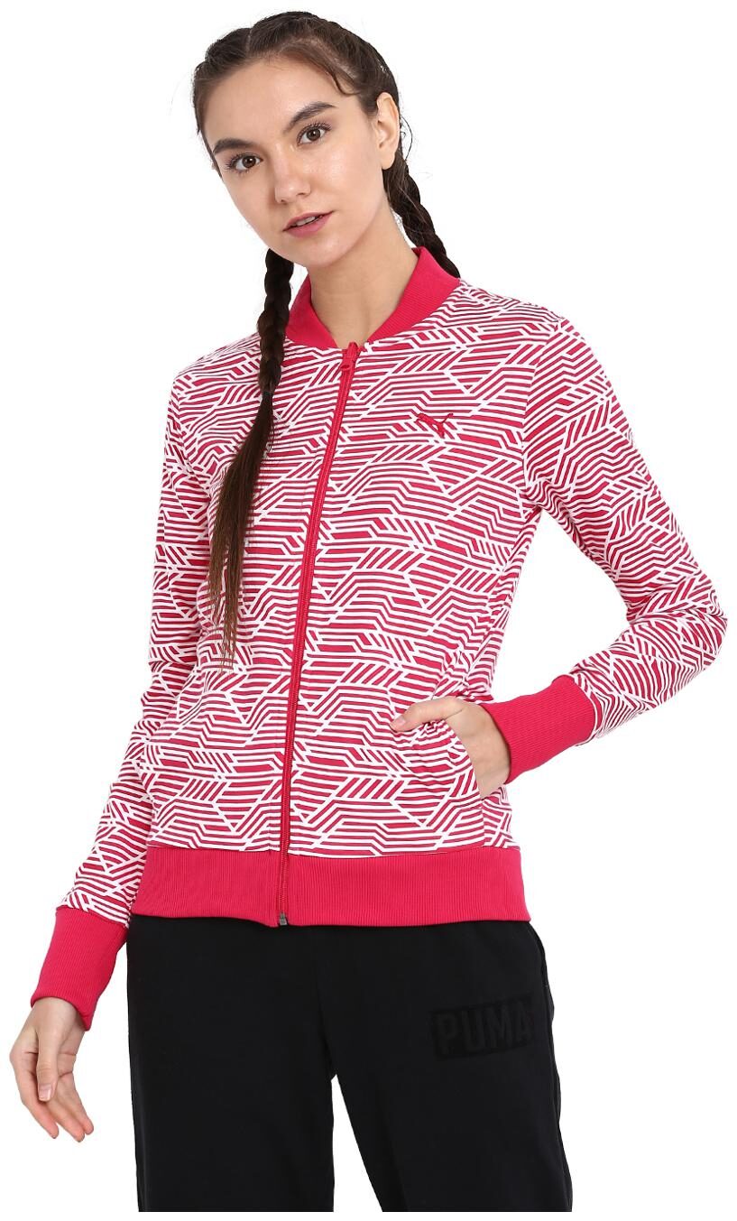 

Puma Women Printed Sports Jacket - Pink