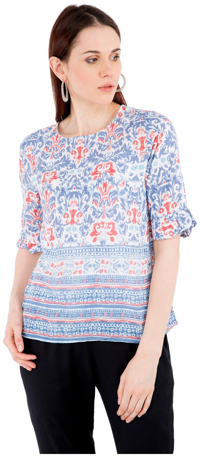 

Rewon fashion Forever Women Solid Regular top - Multi