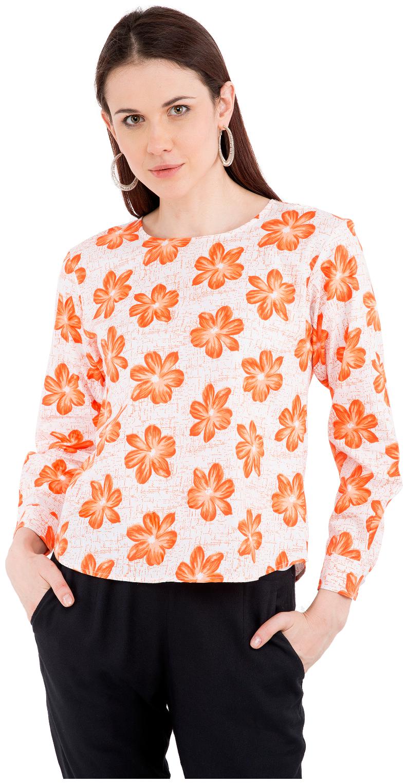 

Rewon fashion Forever Women Printed Regular top - Red