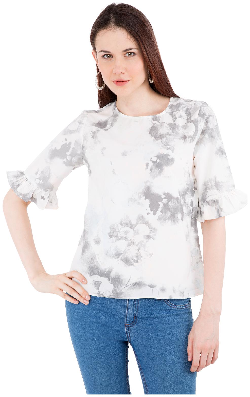 

Rewon fashion Forever Women Solid Regular top - White