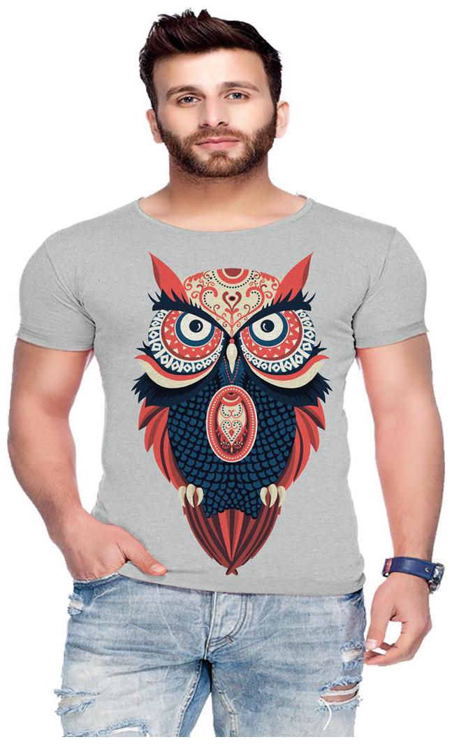 

RF Raves Men s Printed Round Neck T-shirts