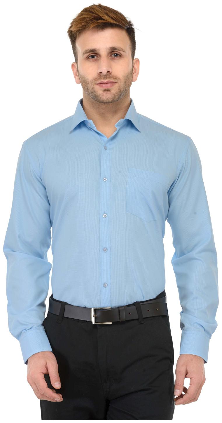 

RG Designers Men Slim fit Formal Shirt - Blue