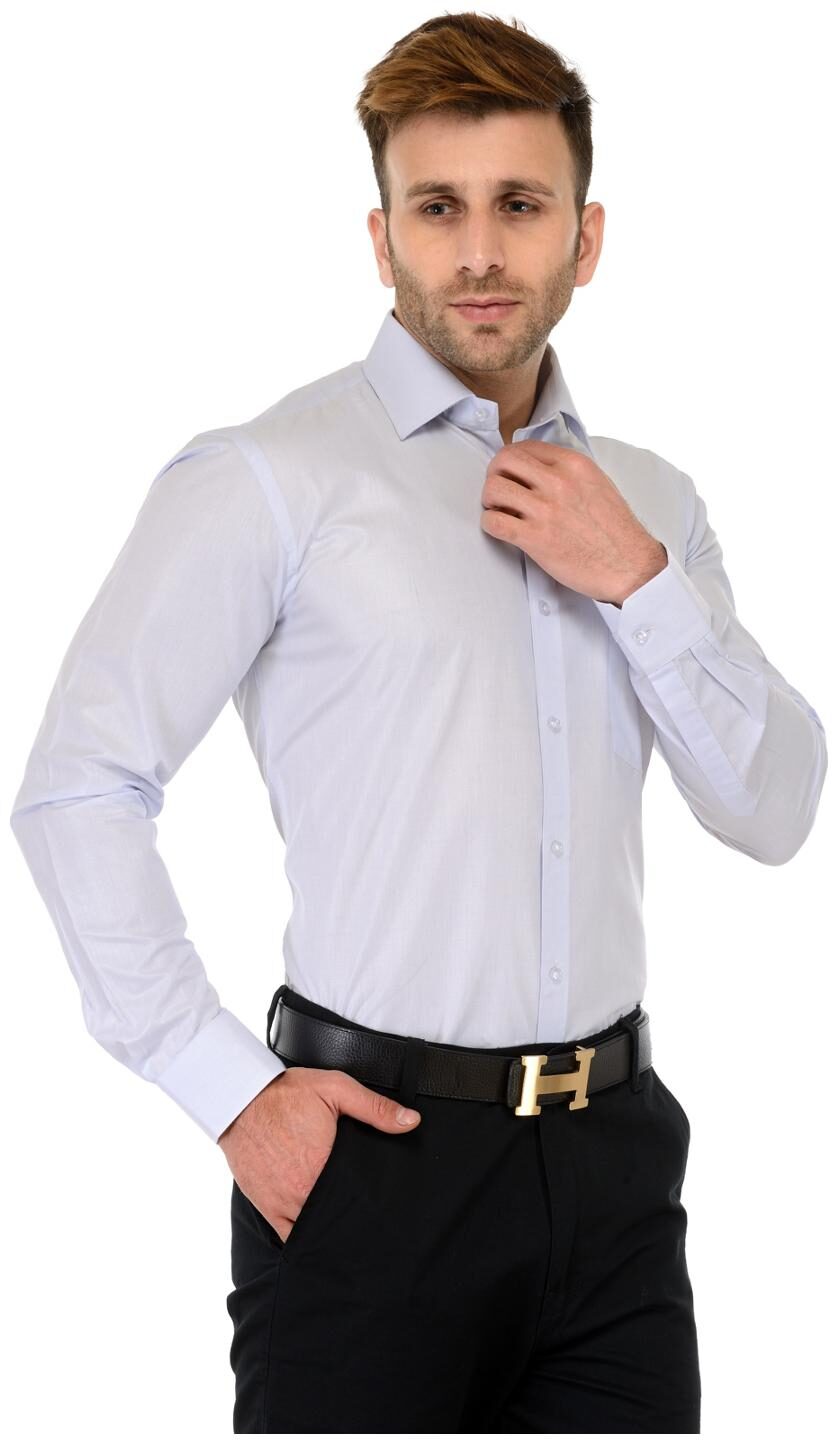 

RG Designers Men Slim fit Formal Shirt - Blue