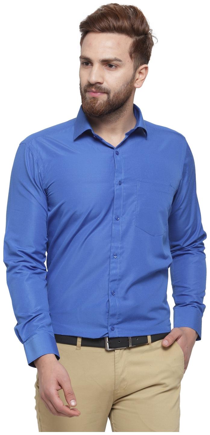 

RG Designers Men Slim fit Formal Shirt - Blue