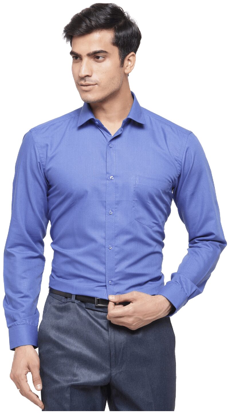 

RG Designers Men Slim fit Formal Shirt - Blue