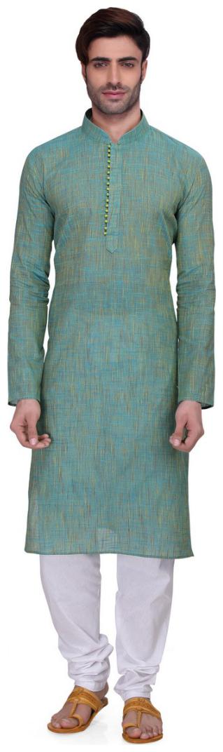 

Rg Designers Men s Full Sleeve Kurta Pyjama Set Avhandloomloops-blue