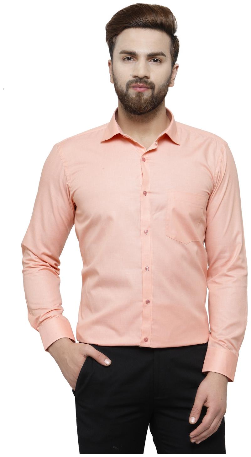 

RG Designers Men Slim fit Formal Shirt - Brown