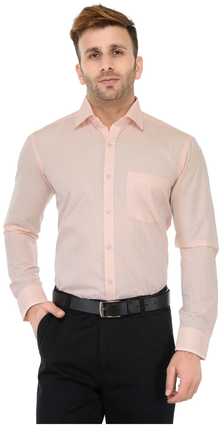 

RG Designers Men Slim fit Formal Shirt - Pink
