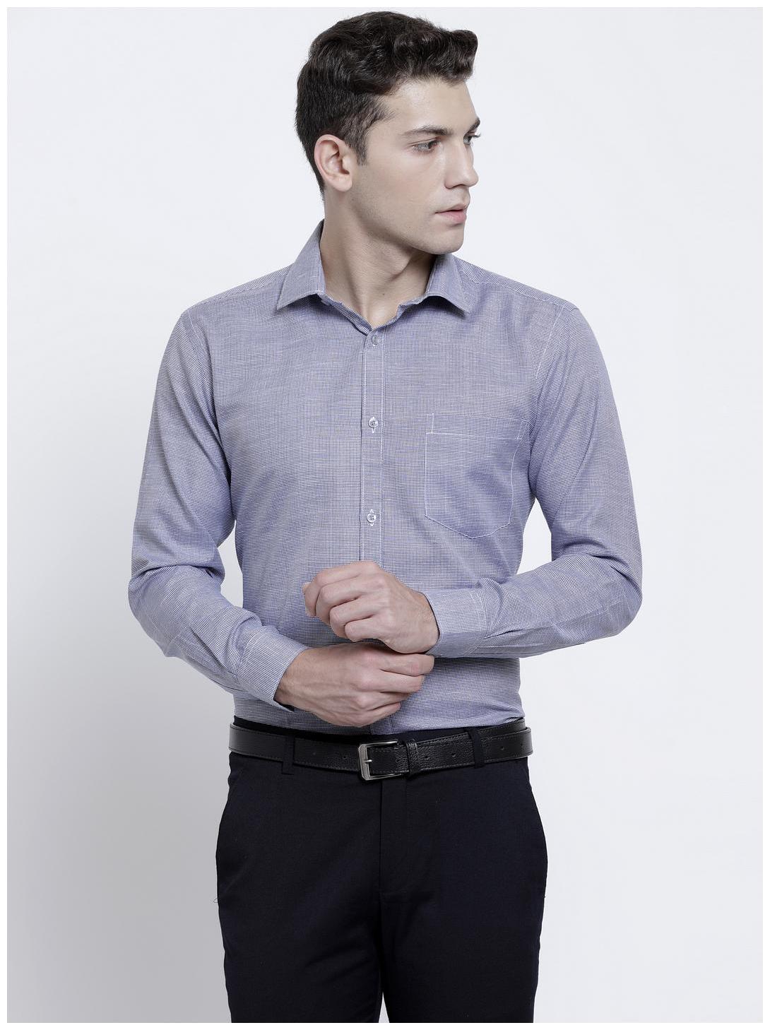 

RG Designers Men Slim fit Formal Shirt - Blue