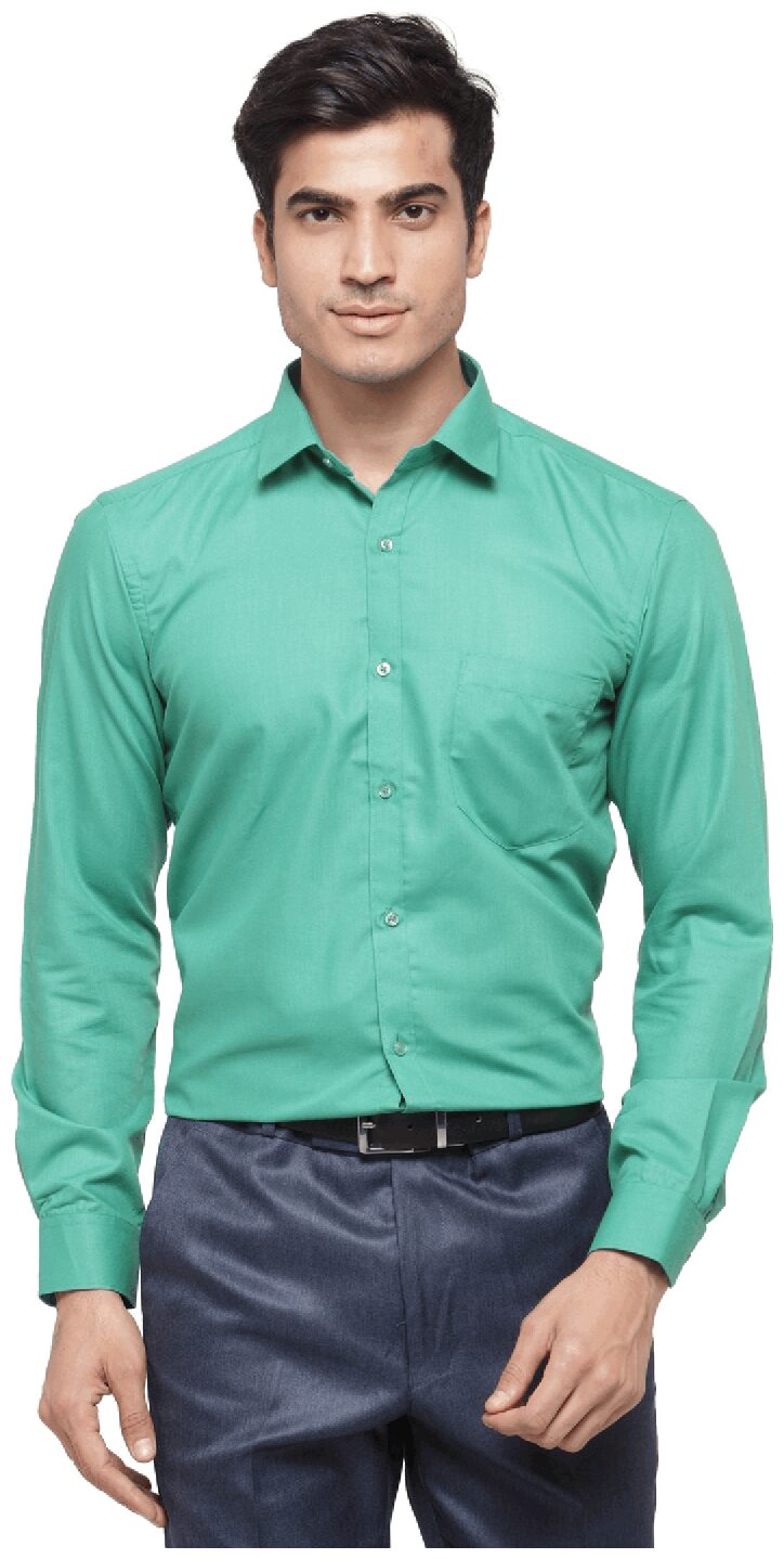 

RG Designers Men Slim fit Formal Shirt - Green