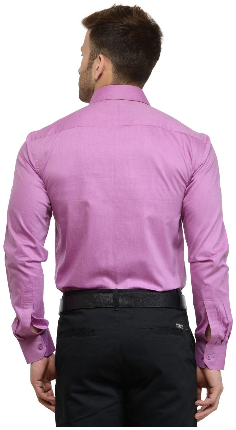 

RG Designers Men Slim fit Formal Shirt - Pink