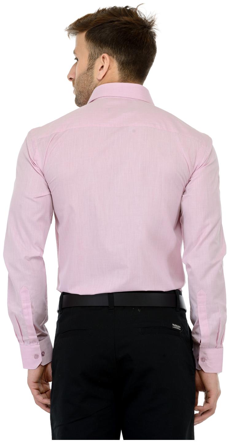 

RG Designers Men Slim fit Formal Shirt - Pink