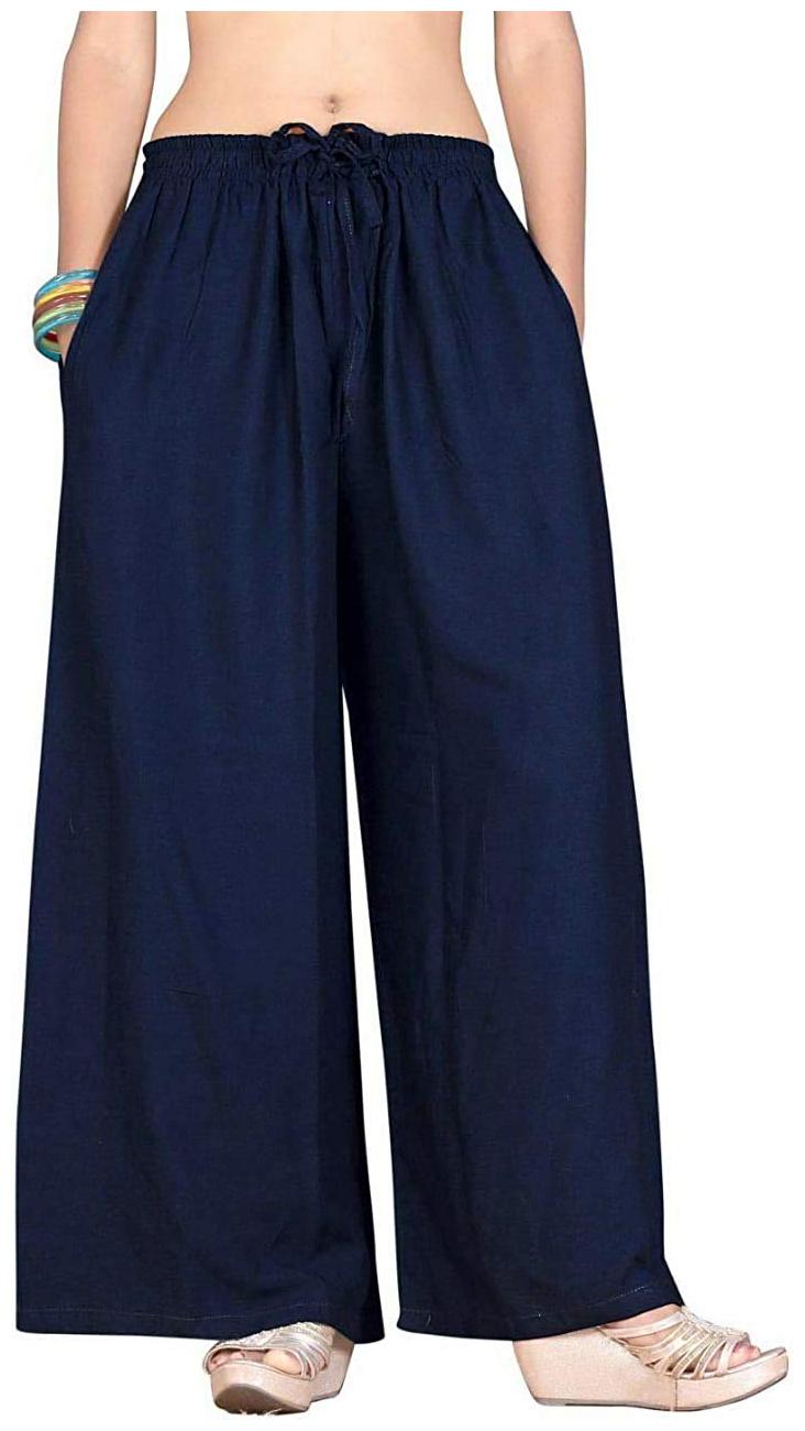 

RGP FASHION GROUPS Attractive Solid Rayon Women s Plazzo