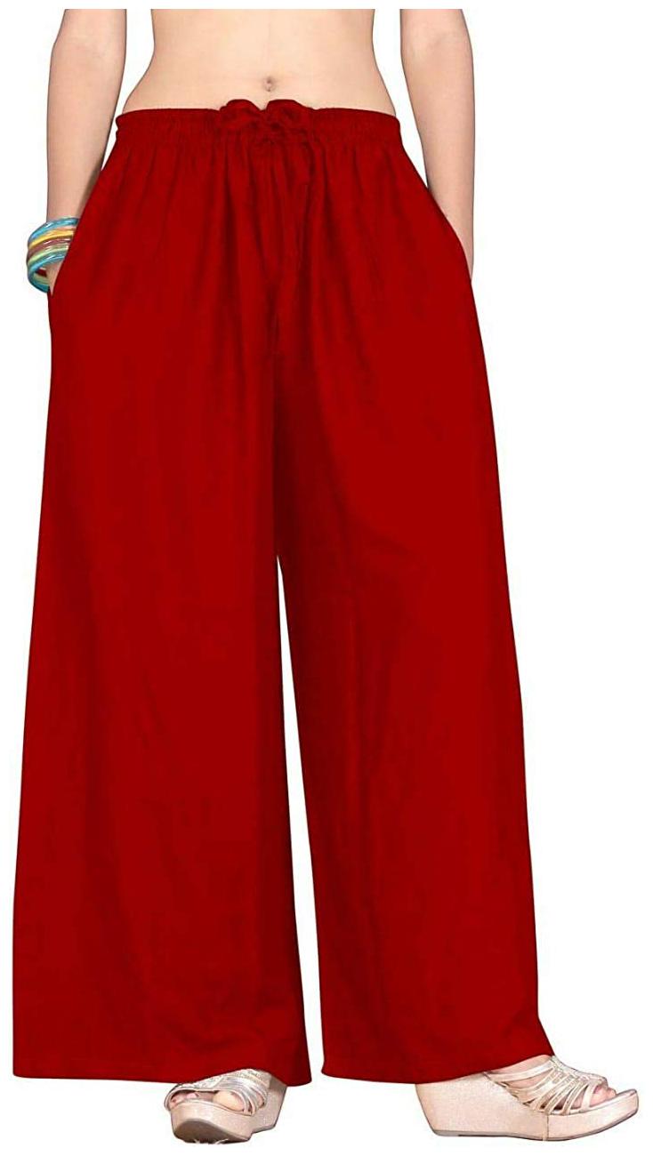 

RGP FASHION GROUPS Attractive Solid Rayon Women s Plazzo
