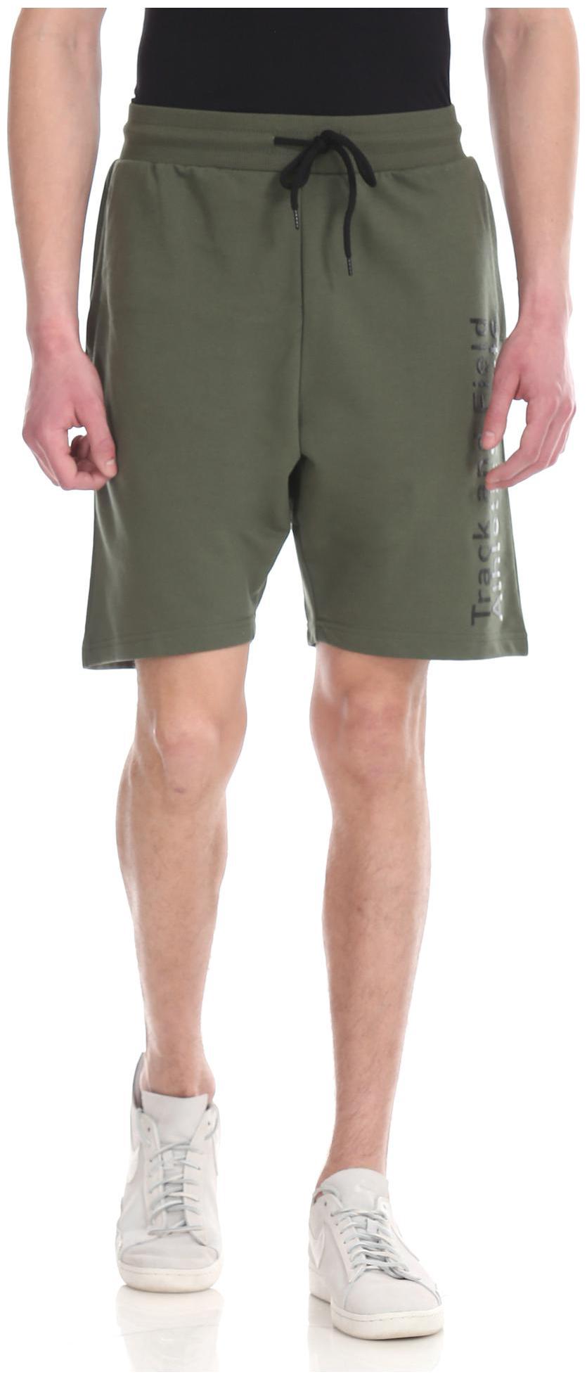 

Ribbed Waist Solid Shorts