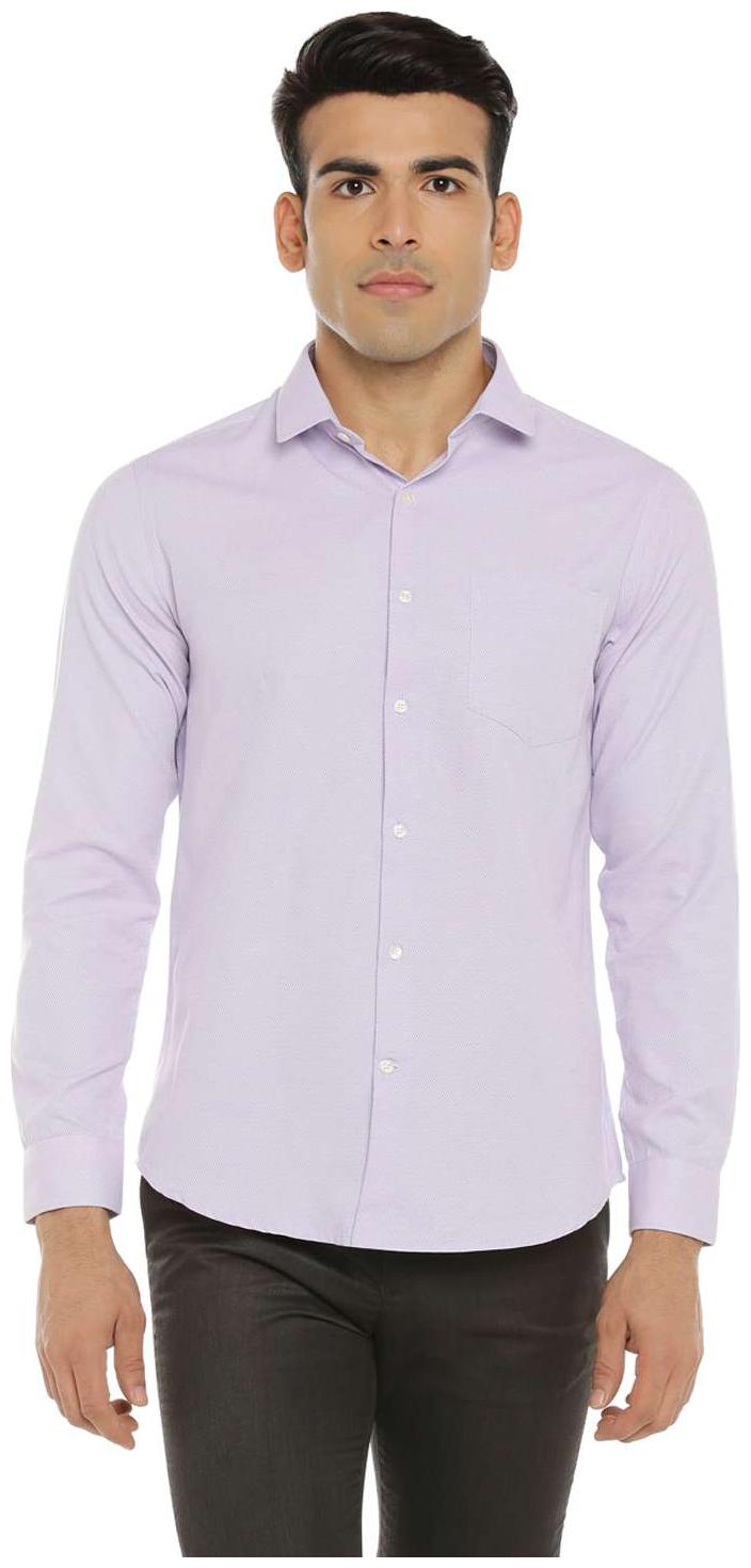 

Richard Parker by Pantaloons Men Purple Solid Regular Fit Casual Shirt
