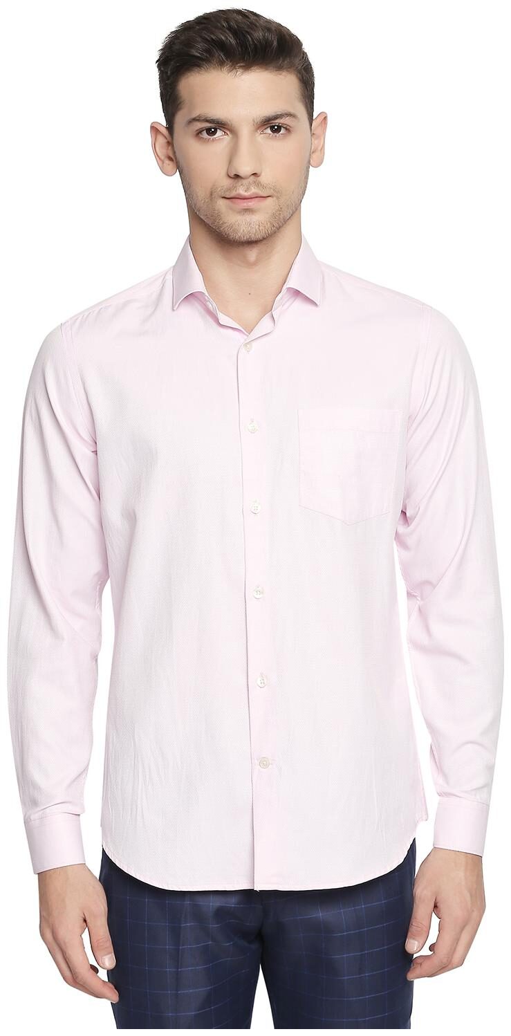 

Richard Parker by Pantaloons Men Slim fit Formal Shirt - Pink