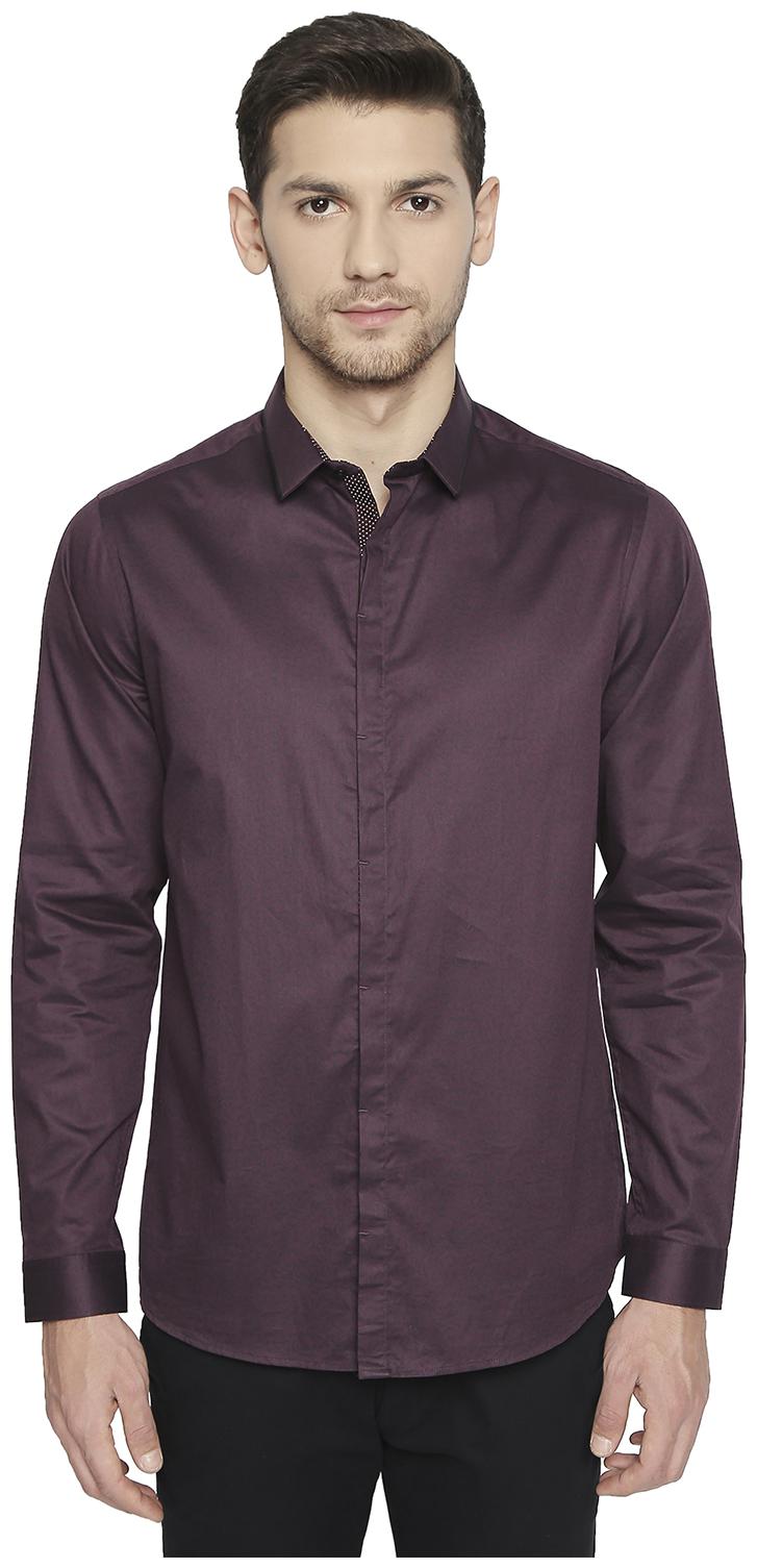 

Richard Parker by Pantaloons Men Blue Printed Slim Fit Casual Shirt