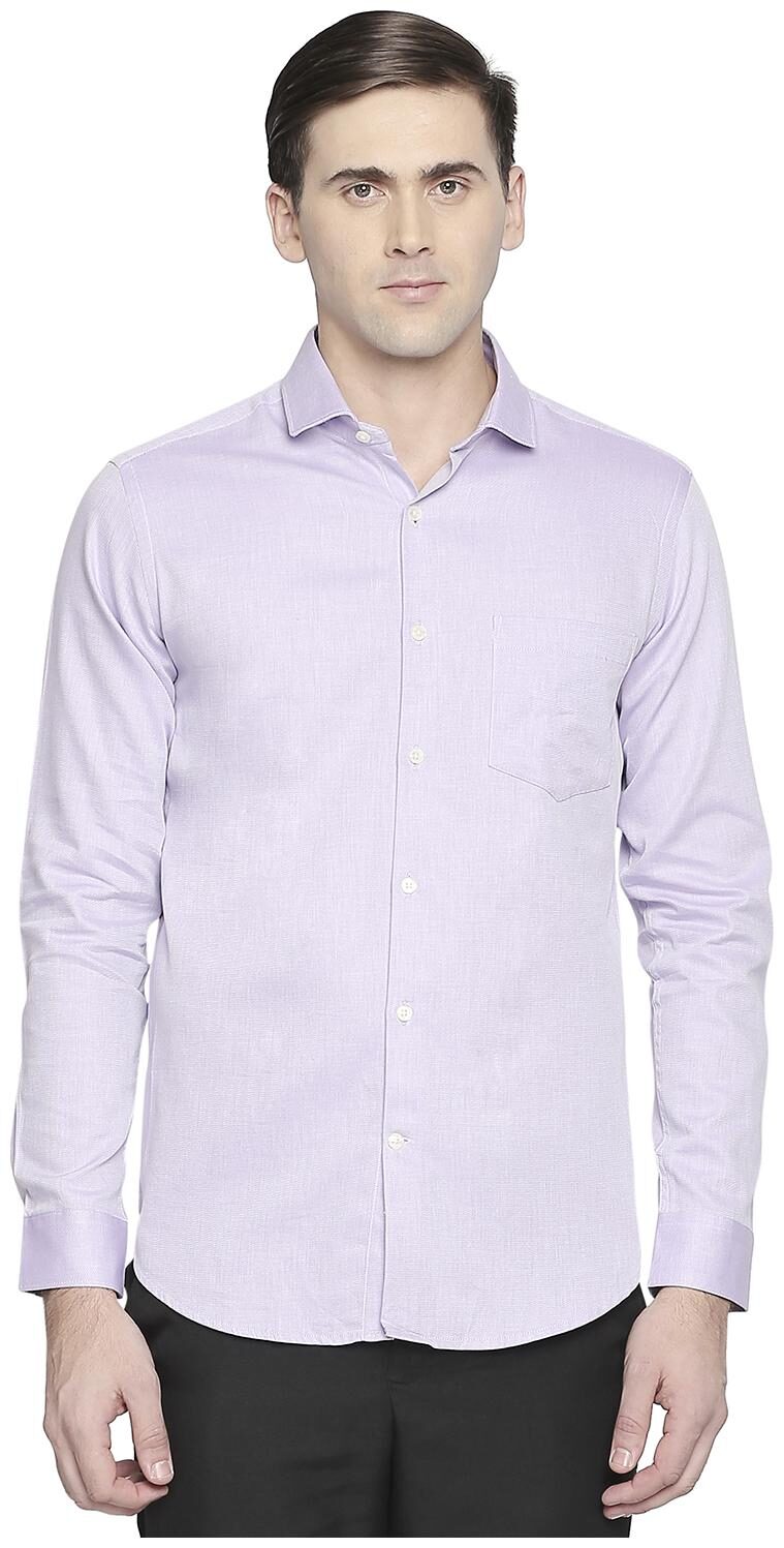 

Richard Parker by Pantaloons Men Slim fit Formal Shirt - Purple