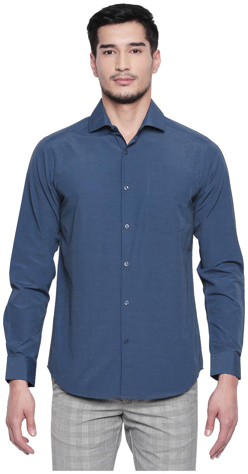 

Richard Parker by Pantaloons Men Slim fit Formal Shirt - Blue
