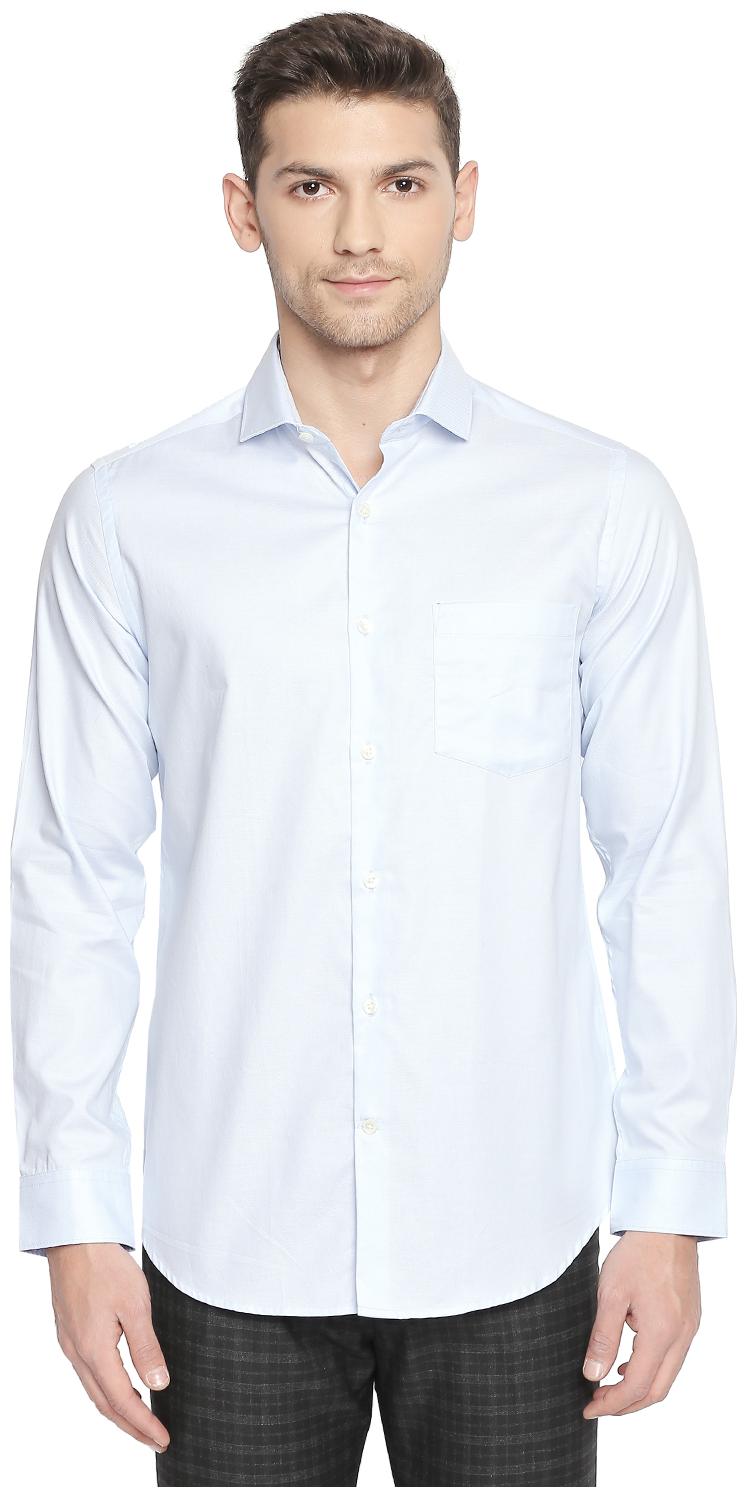 

Richard Parker by Pantaloons Men Slim fit Formal Shirt - Blue