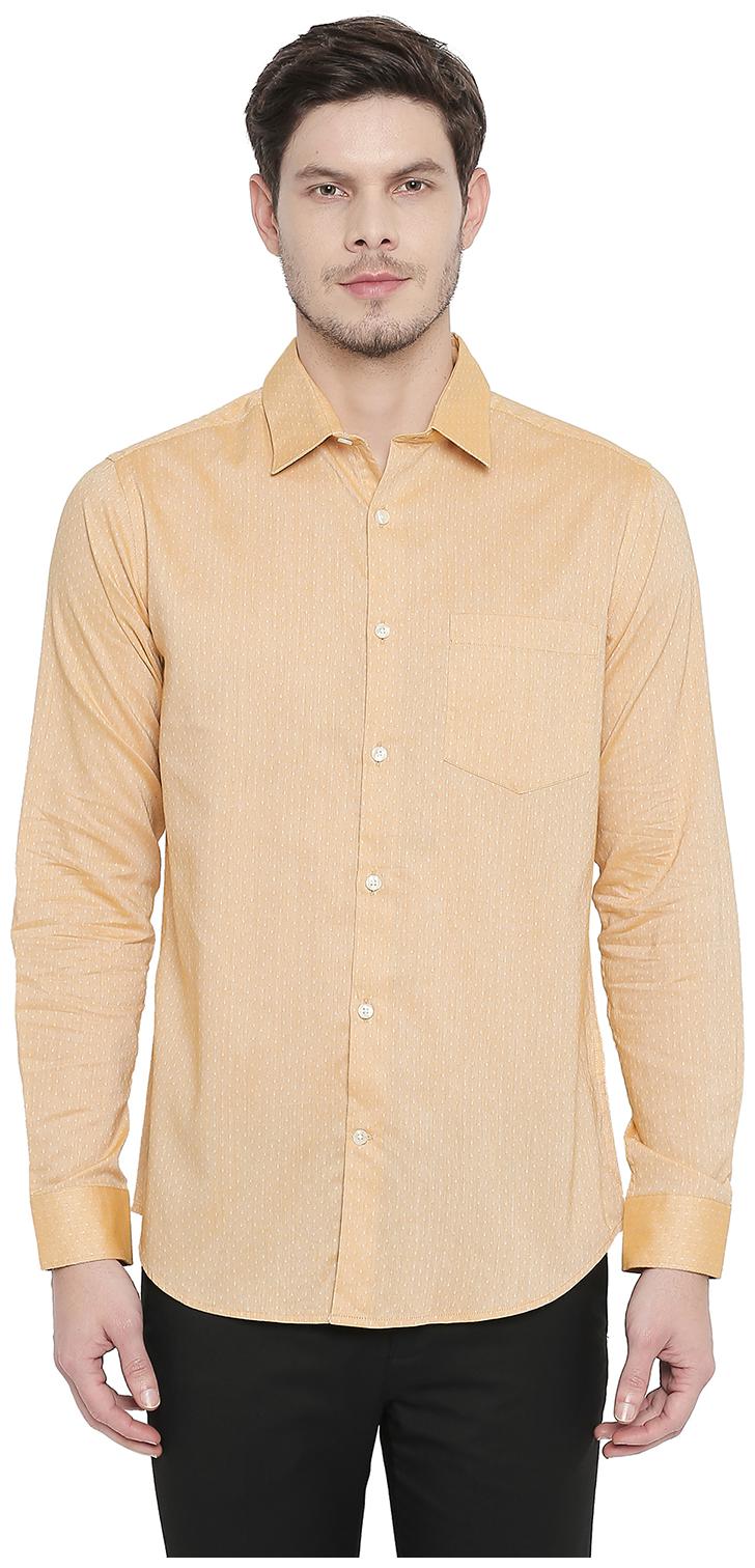 

Richard Parker by Pantaloons Men Slim fit Formal Shirt - Beige