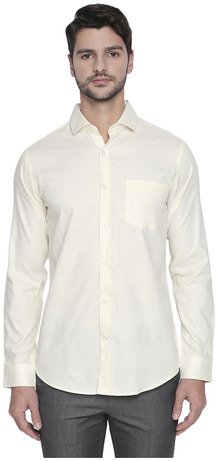

Richard Parker by Pantaloons Men Slim fit Formal Shirt - Cream