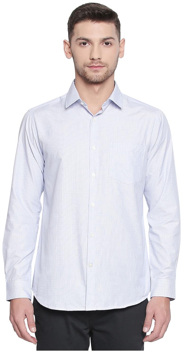 

Richard Parker by Pantaloons Men Slim fit Formal Shirt - Blue