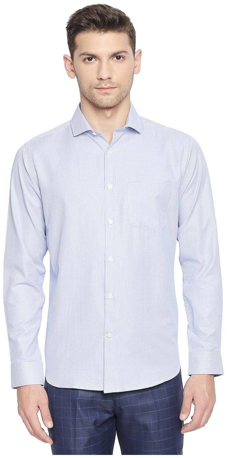 

Richard Parker by Pantaloons Men Slim fit Formal Shirt - Blue