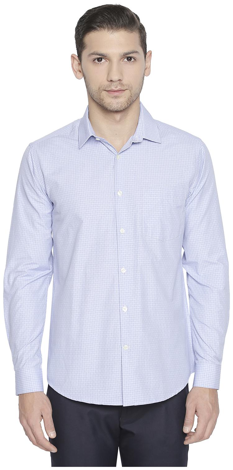 

Richard Parker by Pantaloons Men Slim fit Formal Shirt - Blue