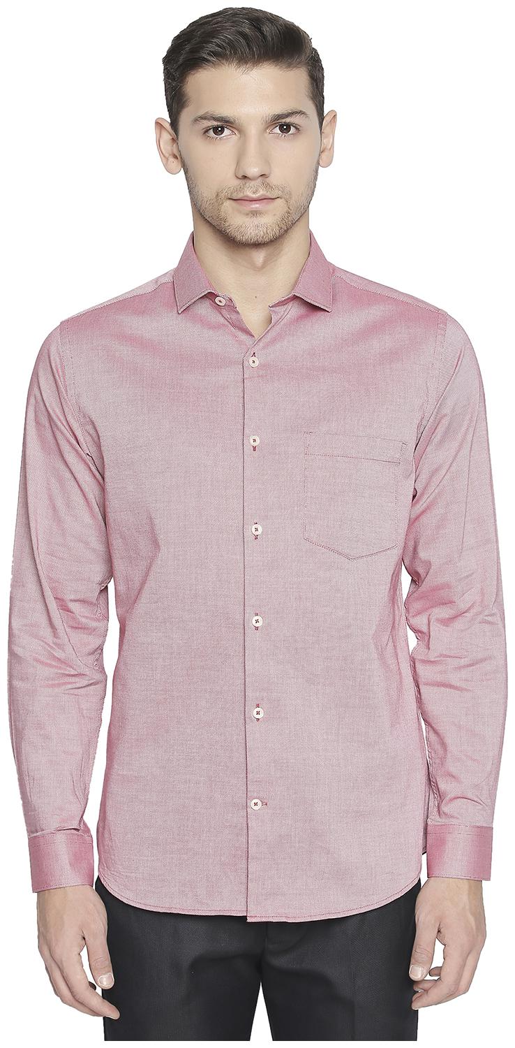 

Richard Parker by Pantaloons Men Slim fit Formal Shirt - Red