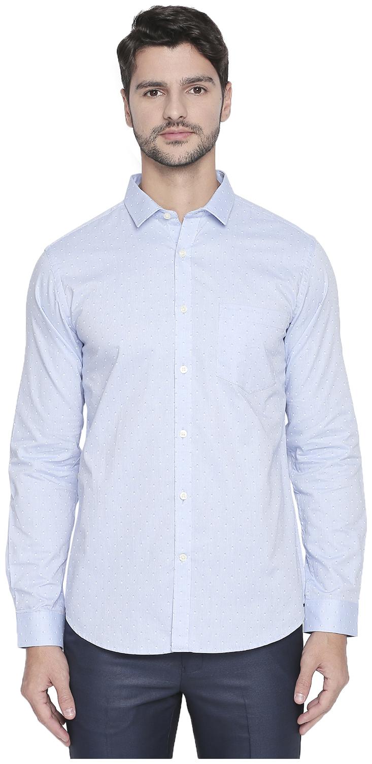 

Richard Parker by Pantaloons Men Slim fit Formal Shirt - Blue