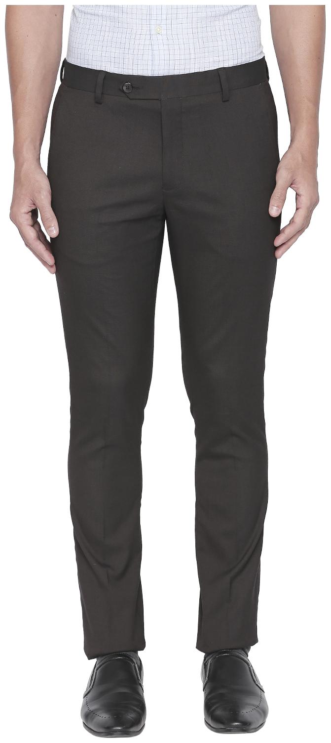 

Richard Parker by Pantaloons Men Solid Slim Fit Formal Trouser - Black