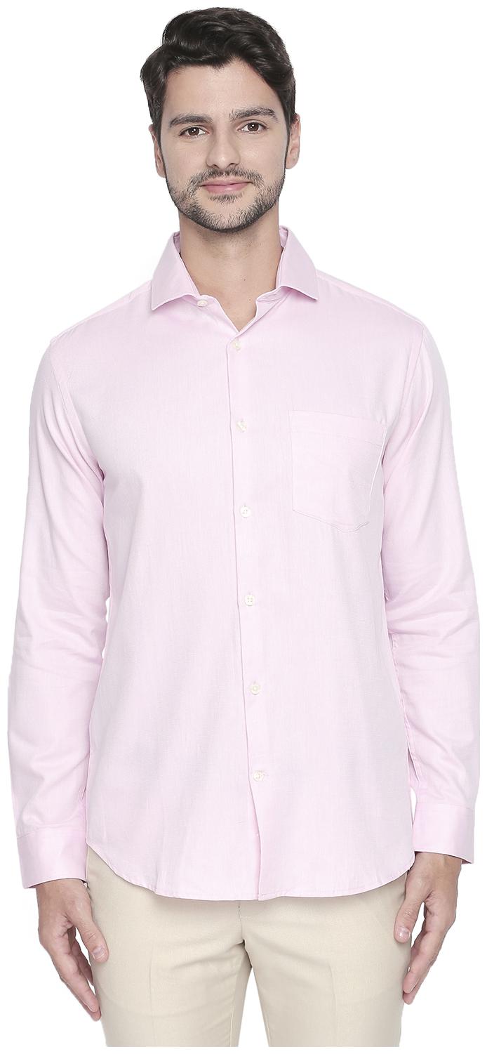 

Richard Parker by Pantaloons Men Slim fit Formal Shirt - Pink