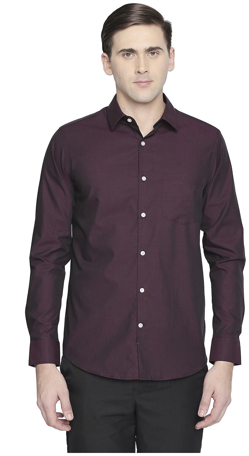 

Richard Parker by Pantaloons Men Slim fit Formal Shirt - Purple