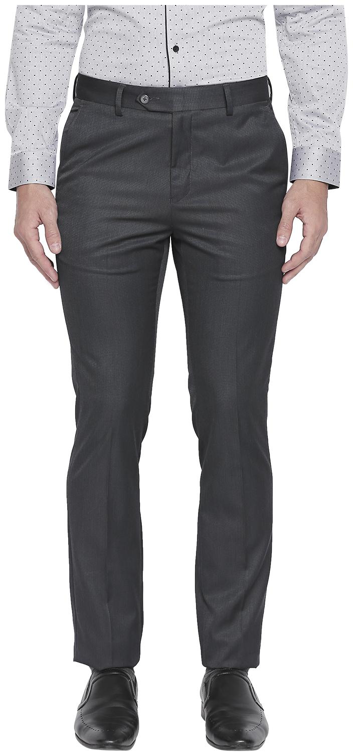 

Richard Parker by Pantaloons Men Solid Slim Fit Formal Trouser - Grey