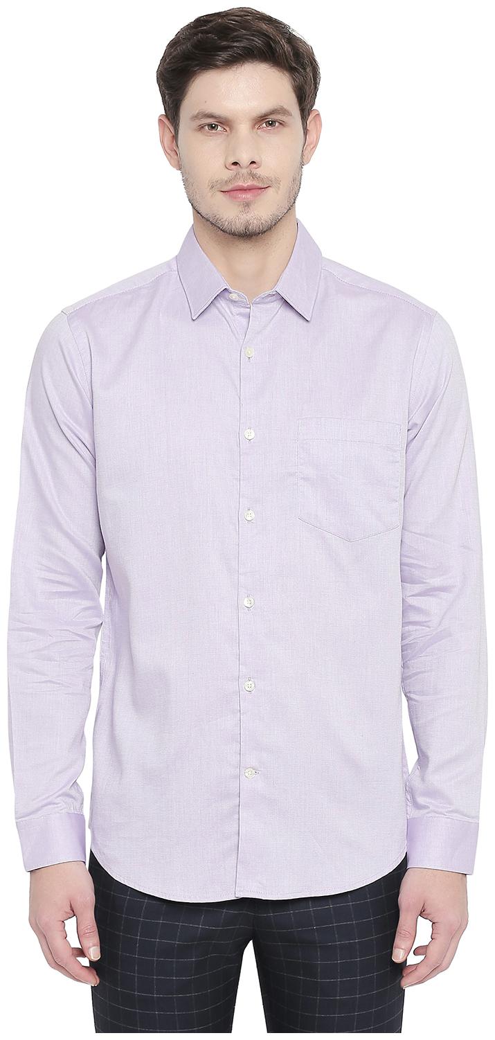 

Richard Parker by Pantaloons Men Slim fit Formal Shirt - Purple