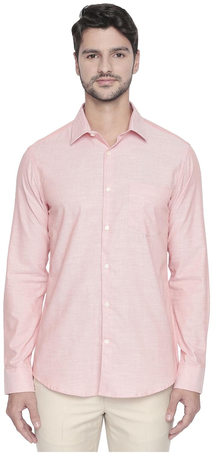 

Richard Parker by Pantaloons Men Slim fit Formal Shirt - Pink