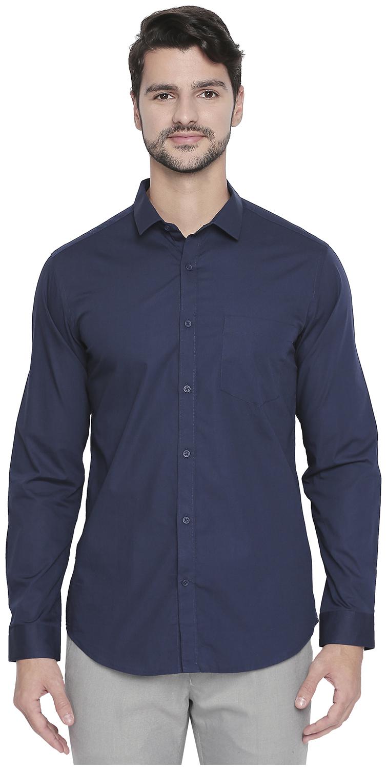 

Richard Parker by Pantaloons Men Slim fit Formal Shirt - Blue