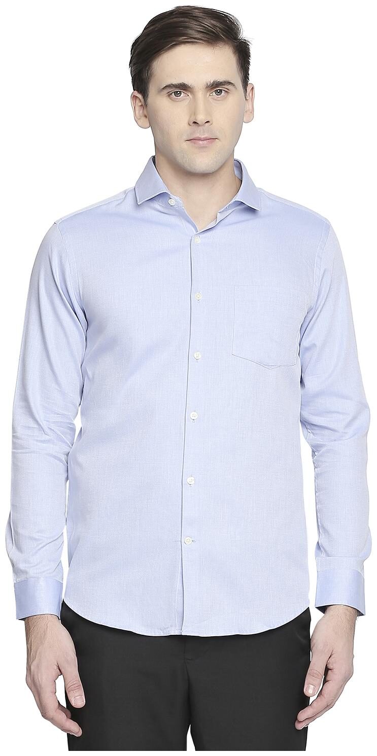 

Richard Parker by Pantaloons Men Slim fit Formal Shirt - Blue