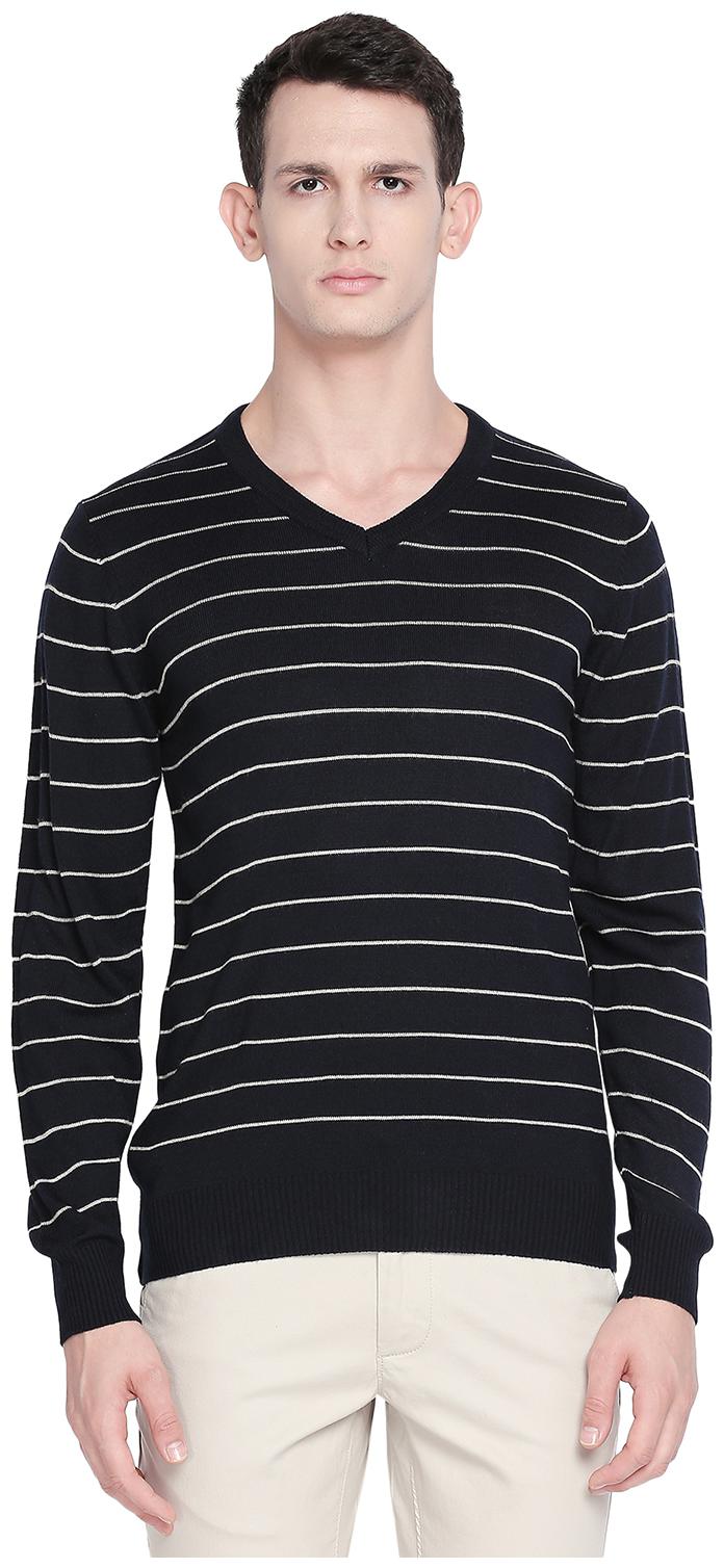 

Richard Parker by Pantaloons Blended Men Blue Pullover