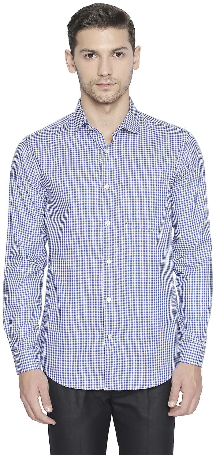 

Richard Parker by Pantaloons Men Slim fit Formal Shirt - Blue