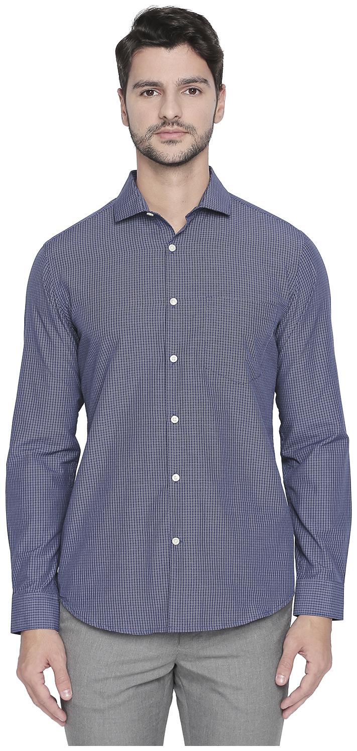 

Richard Parker by Pantaloons Men Slim fit Formal Shirt - Blue