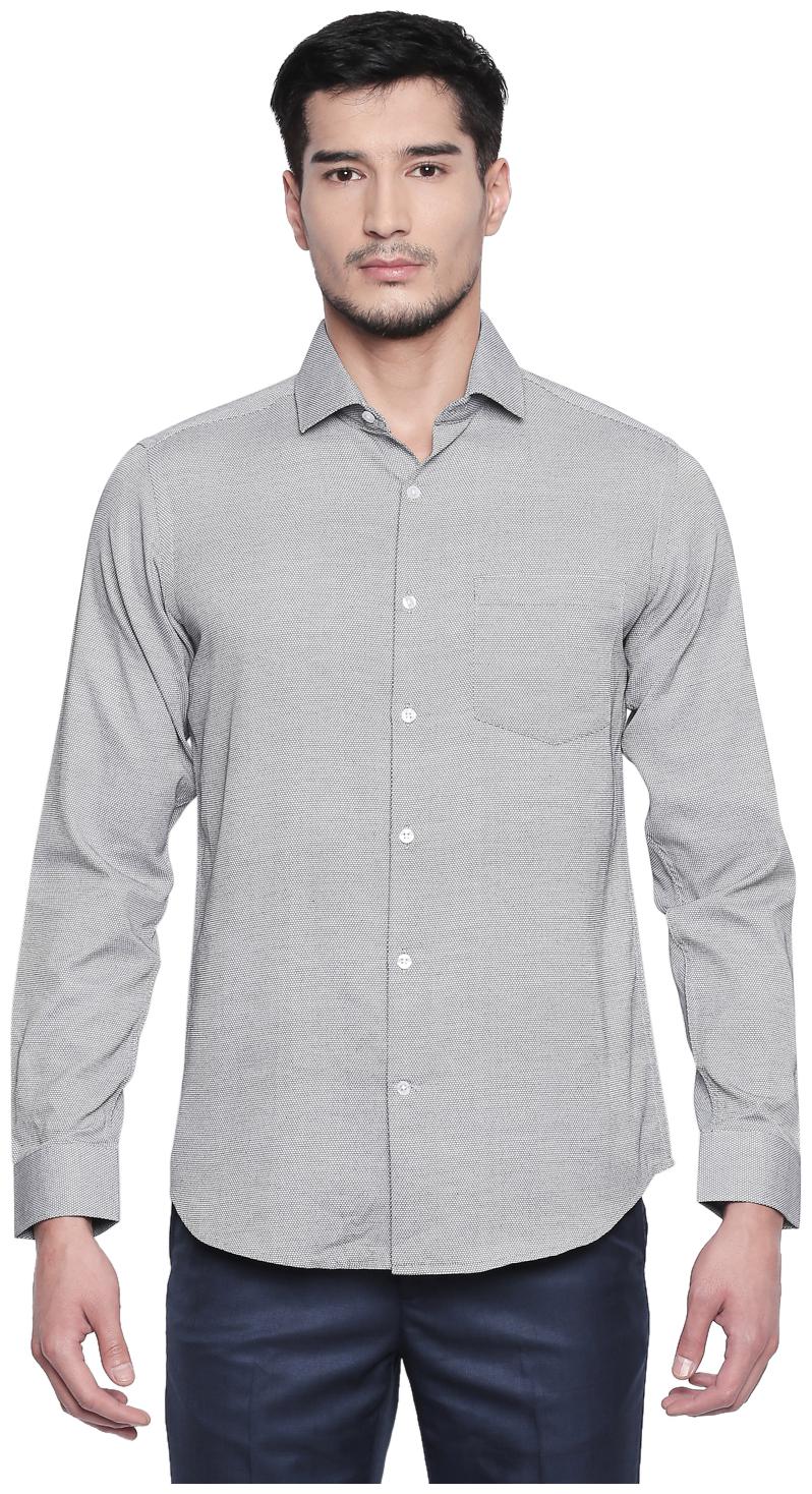 

Richard Parker by Pantaloons Men Slim fit Formal Shirt - Grey