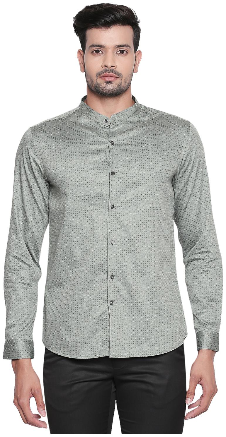 

Richard Parker by Pantaloons Men Green Printed Regular Fit Casual Shirt
