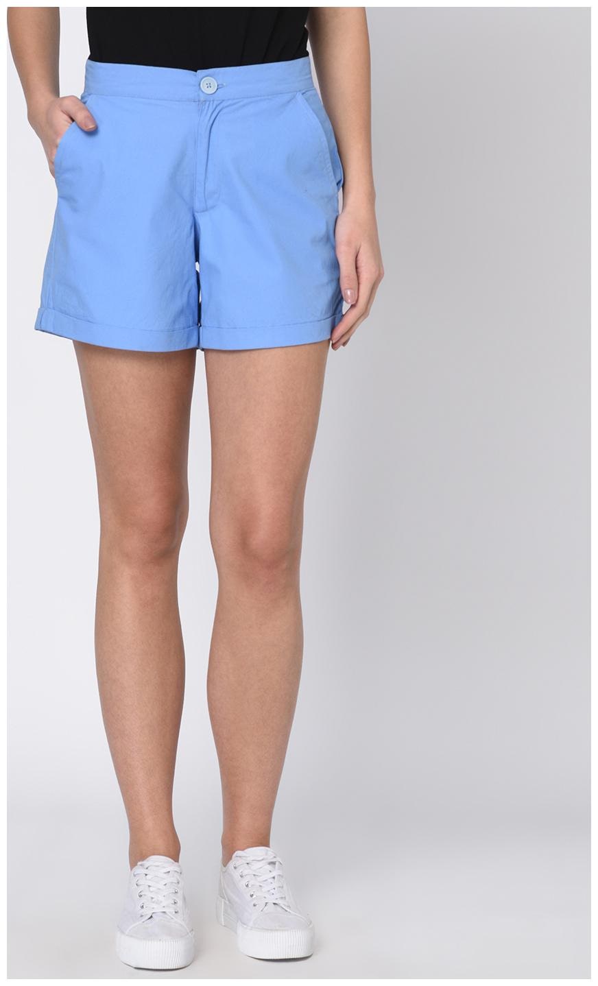 

RIGO Women Solid Regular shorts - Blue
